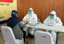 KAI: Minat Rapid Test Pemudik di Stasiun Senen Cukup Tinggi Rapid Test di Pasar Senen