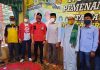 Giring Ganesha Kampanye Menangkan Rusli-Fadlan Giring Ganesha bersama pasangan Rusli-Muhammad Fadlan Asy’ari,