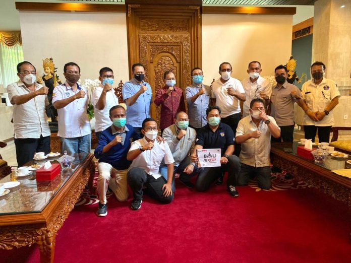 Bambang Soesatyo bersama perwakilan pengprov IMI bertemu Gubernur Bali I Wayan Koster Bambang Soesatyo bersama perwakilan pengprov IMI bertemu Gubernur Bali I Wayan Koster