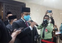 Ditanya soal SPBG Harmoni, Anies malah Ngacir