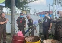 Inkracht, Kejari Tebingtinggi Musnahkan BB Narkoba