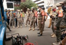 Satpol PP Jakpus Gelar Apel Kesiapsiagaan Bencana Banjir