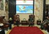 TNI Siap Dukung Pelaksanaan Vaksinasi Nasional Covid-19 Jenderal Marsekal Hadi Tjahjanto Menerima Kunjungan Menkes Budi Gunadi Sadikin