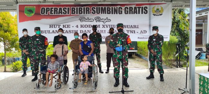 Pangdam XVIIIKasuari Mayjen TNI I Nyoman Cantiasa Menghadiri Operasi Bibir Sumbing Pangdam XVIIIKasuari Mayjen TNI I Nyoman Cantiasa Menghadiri Operasi Bibir Sumbing