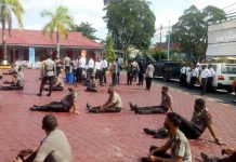 Awal Tahun, 52 Personel Polres Kobar Raih Kenaikan Pangkat