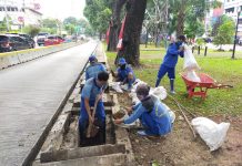 SDA Kecamatan Senen Targetkan Pengurasan KKO Usman Harun 10 Hari Kerja KKO Usman Harun Sedang Dikuras SDA Kecamatan Senen