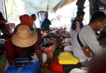 Tragis! Korban Banjir di Pematang Baru Kelaparan Warga Desa Pematang Baru Kecamatan Martapura Timur Mengungsi di Tenda