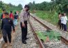 Pengusaha ‘Botot’ Tewas Ditabrak Kereta Api