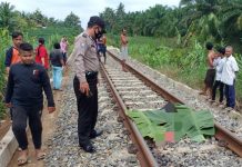 Pengusaha ‘Botot’ Tewas Ditabrak Kereta Api