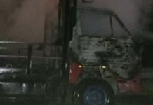 Hubungan Arus Pendek, Mobil Trado Colt Diesel Terbakar di Jalan Tol