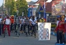 HUT POM AL- Lanal TBA Dimeriahkan dengan Danlanal Fun Bike 2021