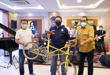 Bamsoet Kembali Luncurkan 100 Sepeda Kuning Limited Edition Bambang Soesatyo Luncurkan Sepeda Lipat