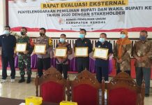 Pilkada Sukses, Dandim 0715 Raih Penghargaan dari KPU Kendal
