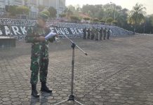 POM AL Rayakan HUT ke-75, Ini Amanat KSAL Letkol Laut (S) Joko Wahyudi Membacakan Amanat KSAL di HUT POM AL ke-75
