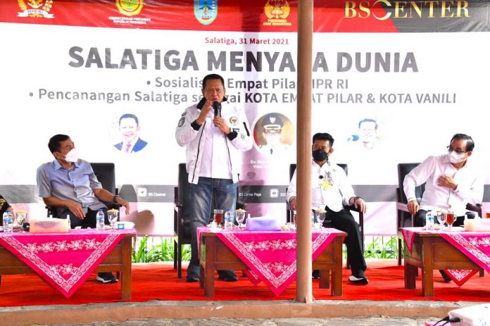 Bambang Soesatyo Membuka Acara Peresmian Kota Vanili di Salatiga