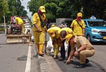 Sudin Bina Marga Jakpus Tindak Lanjut Perbaikan Jalan Berlubang