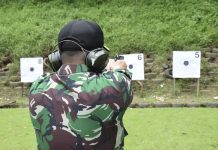 Tingkatkan Kemampuan, Kodim Tegal Gelar Latihan Menembak