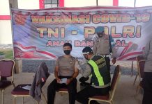 Tekan Covid-19, Polres Bintan Terima Vaksinasi Tahap 2