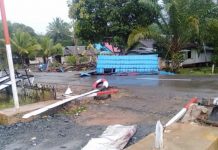 Fasilitas Desa Bekarangan Tanbu Rusak Diterjang Puting Beliung