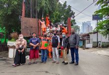 3,7 Ton Sampah Rumah Tangga di Karet Tengsin Akan di Buang ke Bantar Gebang