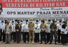 Deklarasi Damai Pilkades Serentak Trenggalek 2021