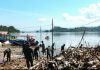 Tingkatkan Fungsi Tampungan Air, PUPR Bersihkan Sampah Waduk Jatigede