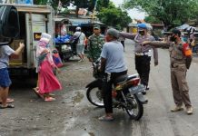 Putus Mata Rantai Covid-19, Babinsa Koramil 05/Cepiring Lakukan Hal Ini