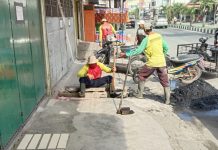 Sampah Dagangan Kuliner Salah Satu Penyebab Tersumbatnya Saluran Air di Kisaran