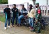 Cegah Covid-19, Babinsa Koramil Pageruyung Sosialisasi Prokes