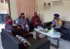Komandan Kompi 1 Yon C Pelopor Sat Brimob Polda Jatim Jalin Silaturrahim Dengan PC Pagar Nusa Kota Kediri