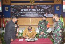 Resmikan TMMD bersama Danrem, Ini Pesan Bupati Deli Serdang