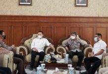 MPR Dorong Forkompimda Masifkan Vaksinasi Covid-19 di Aceh Bambang Soesatyo bersama Forkompida Aceh