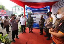 Cek Penanganan Pandemi di Cilangkap, Panglima TNI dan Kapolri Apresiasi 4 Pilar