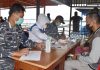 Lanal Kotabaru Gelar Vaksinasi di Kampung Bahari Nusantara