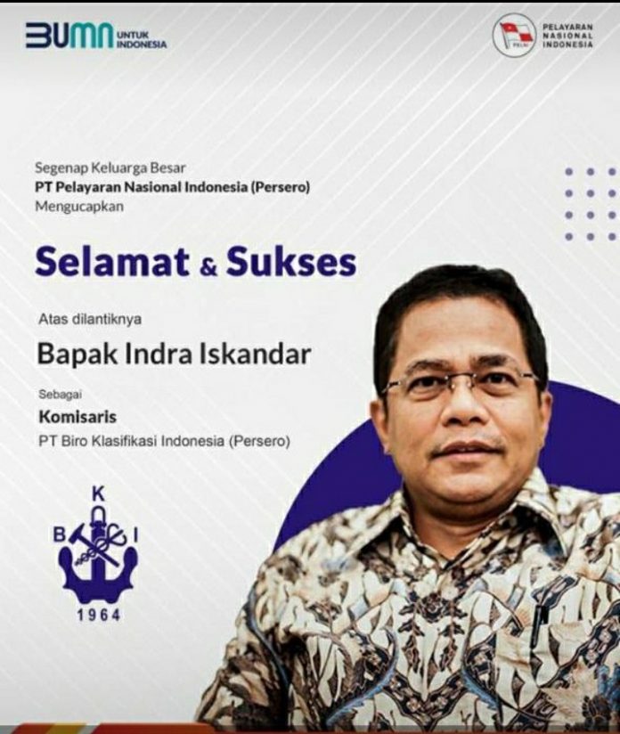 PT BKI Angkat Sekjen DPR Indra Iskandar Jadi Komisaris