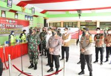 Tinjau Posko PPKM Mikro, Tiga Pilar Sidoarjo Distribusikan Bansos