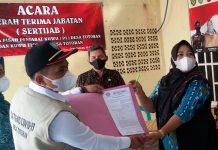 Gelar Sertijab, Ini Harapan Kades Totoran yang Baru