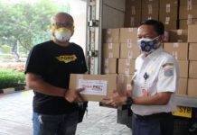 Basuki Surodjo Bantu 300 Paket Sembako bagi Warga Jaksel