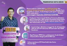 Fasilitasi CASN 2021, Pemkot Kediri Adakan Vaksinasi dan Swab Antigen Gratis