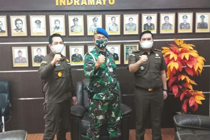 Bangun sinergitas, kejari indramayu gandeng Subdenpom
