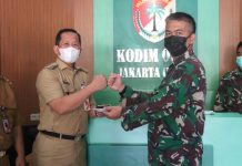 HUT TNI ke-76, Walkot Jakarta Utara Kunjungi Makodim 0502