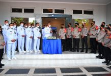 Peringati HUT TNI ke-76, Lantamal III Gelar Upacara Virtual