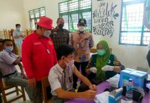 Vaksinasi Pelajar di Sergai, BIN Salurkan 6.000 Vaksin Dosis Kedua