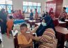 Polsek Air Joman Vaksinasi 170 Siswa SDN 010224
