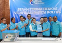 Partai Gelora Terima Tiga Berkas Verifikasi Parpol dari Berbagai Daerah