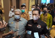 Bamsoet Hadiri Pelantikan Ketua MBI Sulteng Bambang Soesatyo