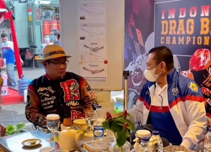 Bambang Soesatyo bersama Ridwan Kamil