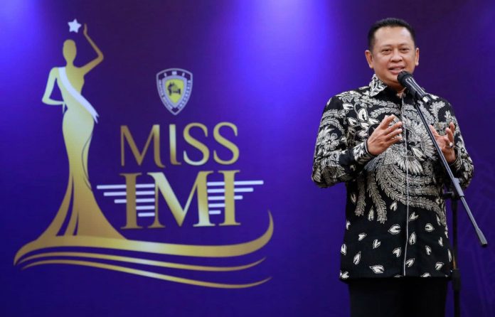 Bambang Soesatyo di Acara Miss IMI