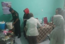 Pamit, Dandenkes Salatiga Kunjungi Klinik Pratama Kartika 18 Kendal