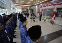46 PNS Dilingkungan Setjen DPD RI Dilantik Deputi Bidang Administrasi Sekretariat Jenderal DPD RI, Lalu Niqman Zahir Melantika 46 ASN DPD